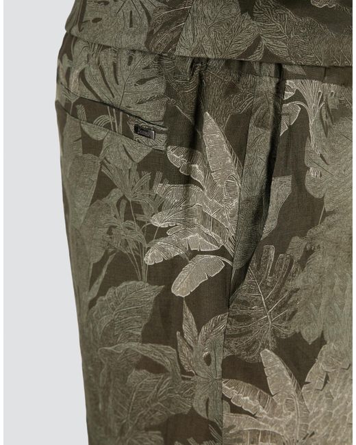 Herno Gray Cargo Shorts for men