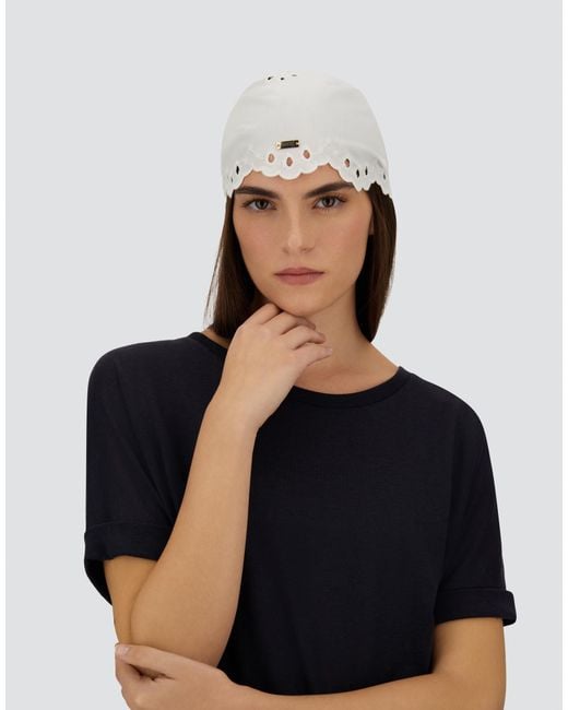 Herno White Scarf