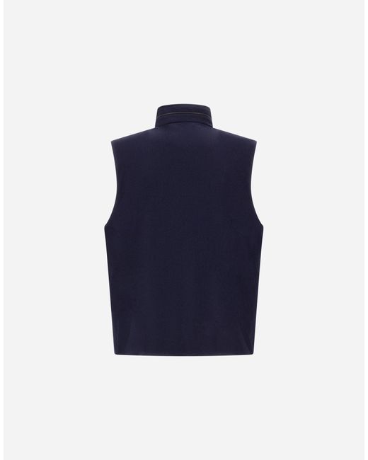 Herno Blue Vest for men