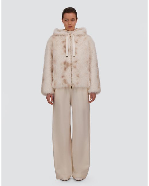 Herno Natural Lynx-Effect Fur-Touch Jacket