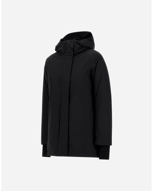 Herno Black A-Shape Jacket