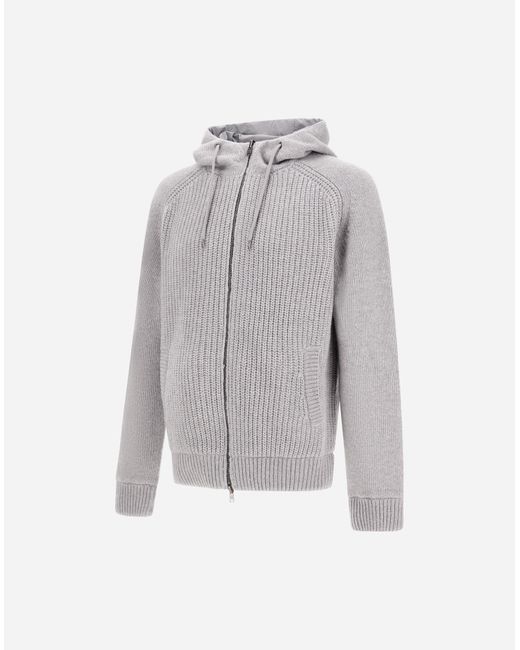 Herno Gray Resort Cardigan for men