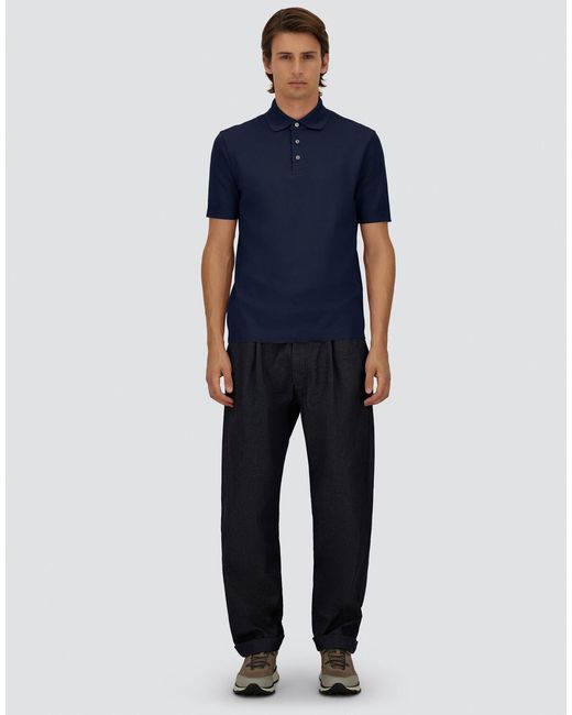 Polo di Herno in Blue da Uomo
