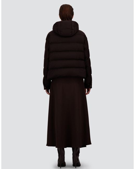 Herno Black Wool And Silk Jacket