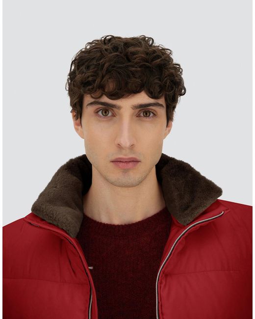 Herno Red Vest for men