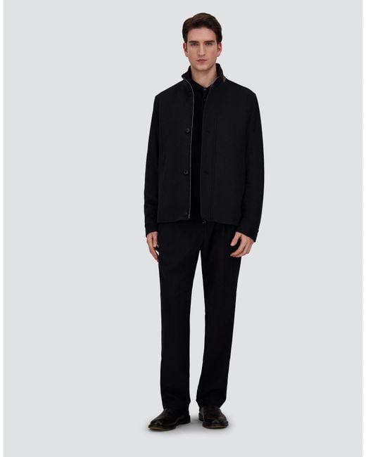 Herno Blue Pure Cashmere Jacket for men