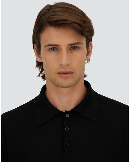 Herno Blue Polo Shirt for men
