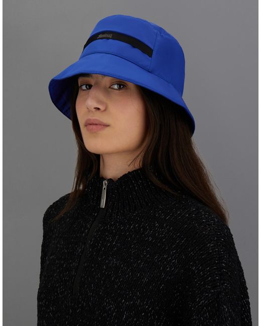 Herno Blue Laminar Hat