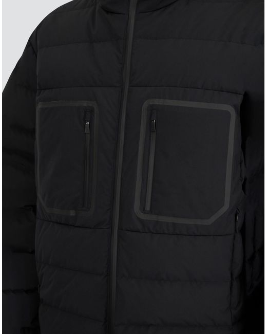 Herno Blue Hooded Jacket for men
