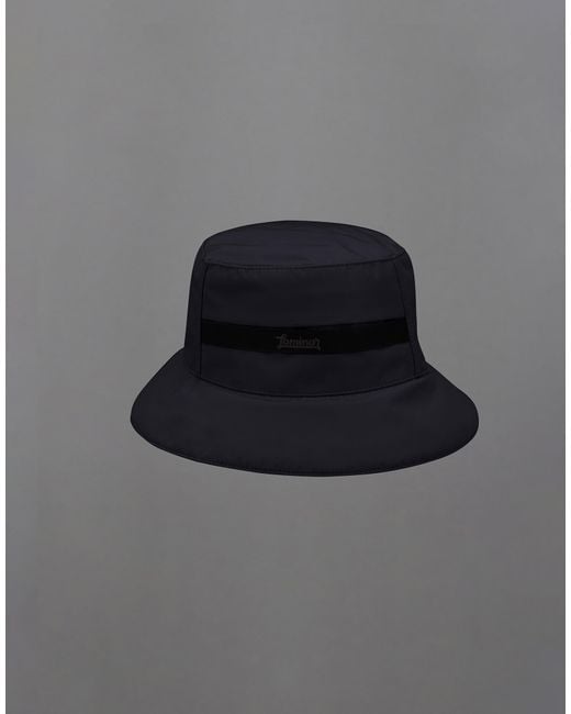 Herno Black Laminar Hat