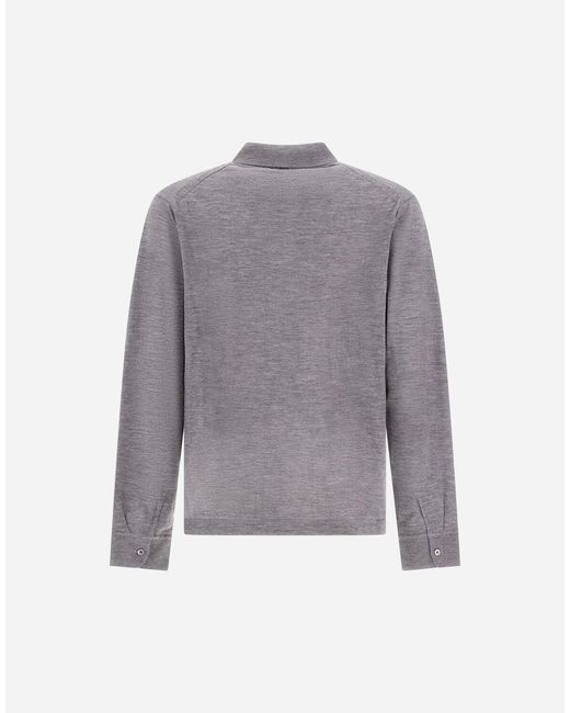 Herno Gray Polo Shirt for men