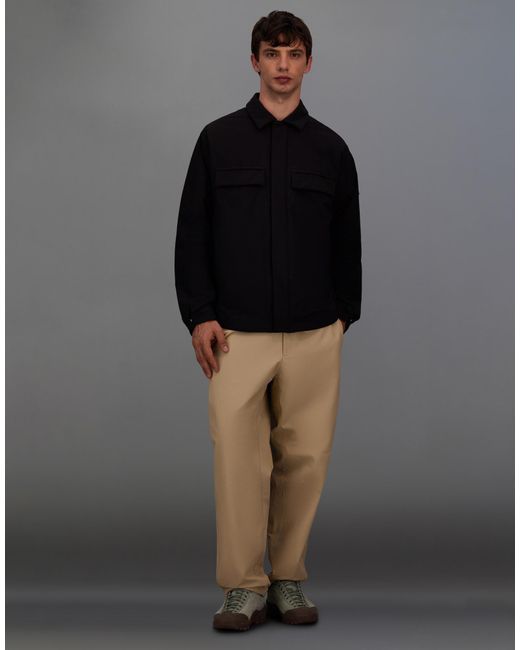 Herno Black Laminar Overshirt Jacket