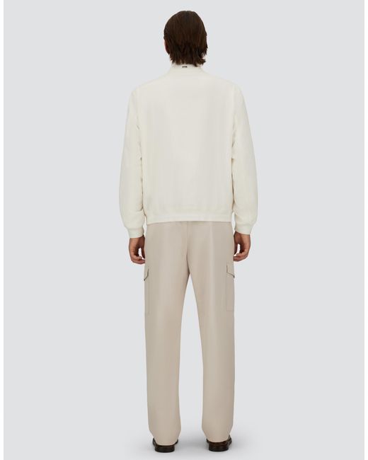 Herno White Bomber Jacket for men