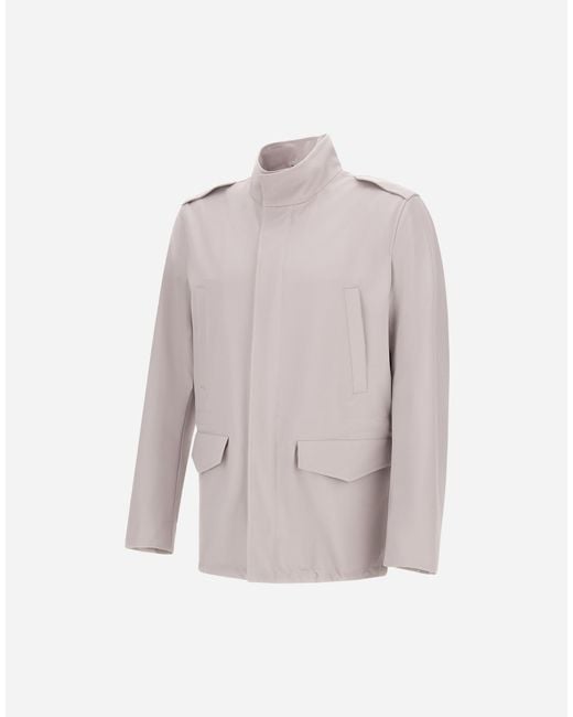 Herno Gray Field Jacket for men