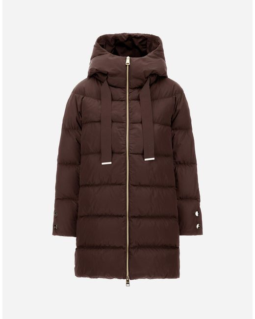 Herno Brown A-Shape Jacket