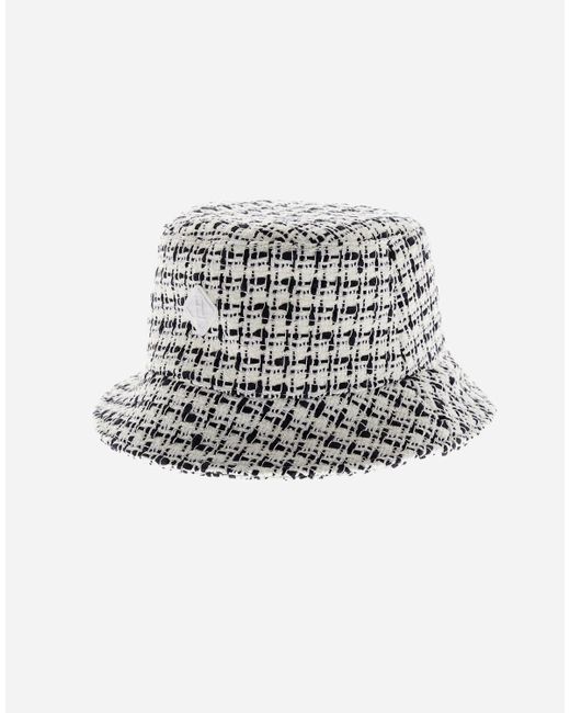 Herno White Trend Tweed Hat