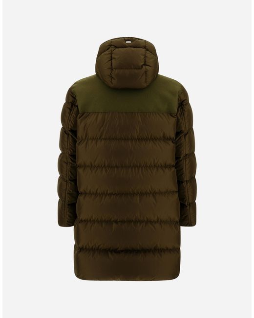 Herno Green Long Jacket for men