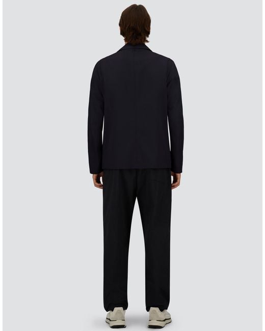 Herno Blue Pea Coat for men