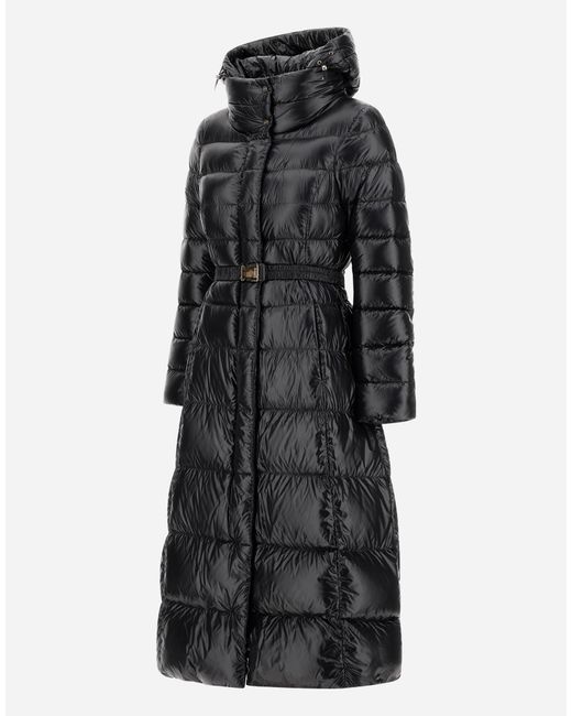 Herno Black Nylon Ultralight Oversize Jacket