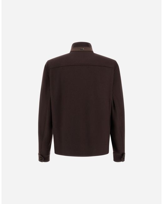 Herno Brown Pure Cashmere Jacket for men