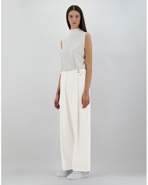 Herno White Structures Nylon Trousers