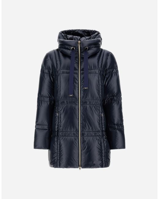 Herno Blue A-Shape Jacket