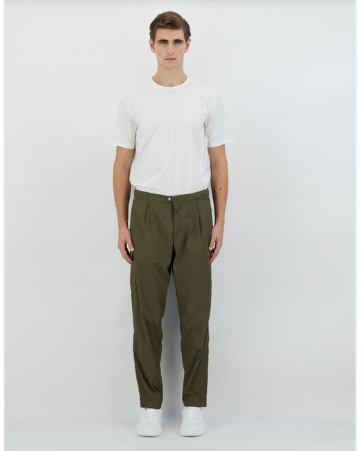Herno Green Pantalones De Ultralight Crease for men