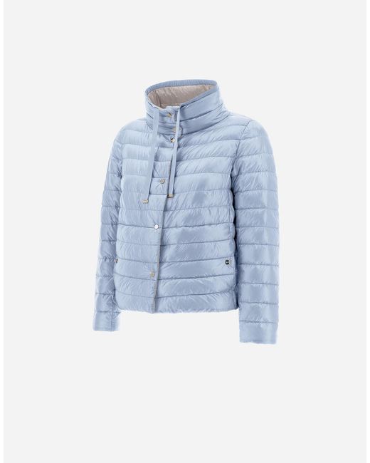 Herno Blue Reversible Cape