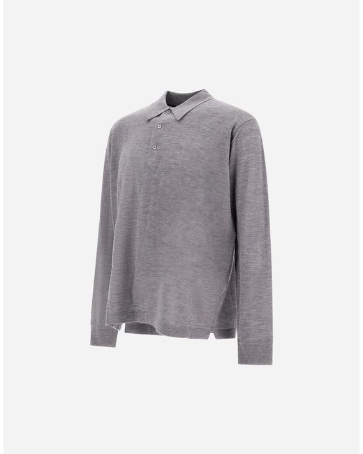 Herno Gray Polo Shirt for men