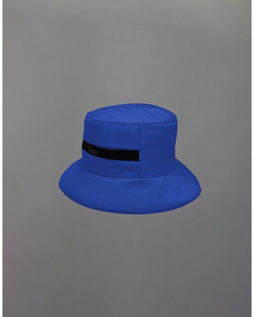 Herno Blue Laminar Hat