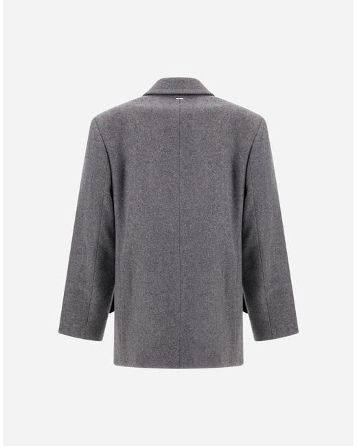 Herno Gray Loden Wool Blazer