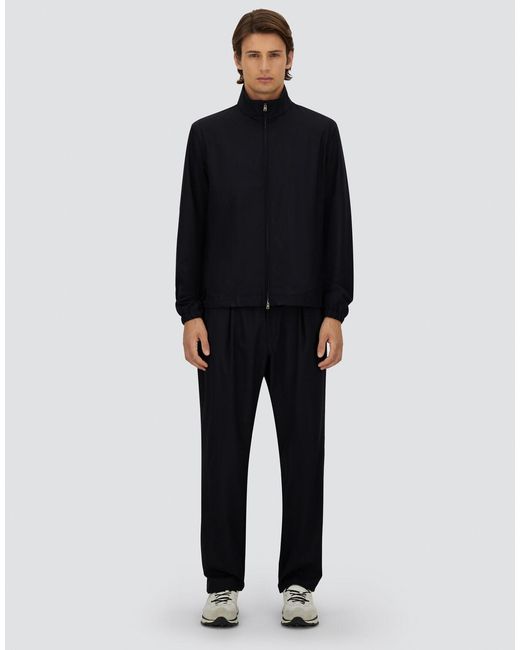 Herno Blue Jacket With Zip for men