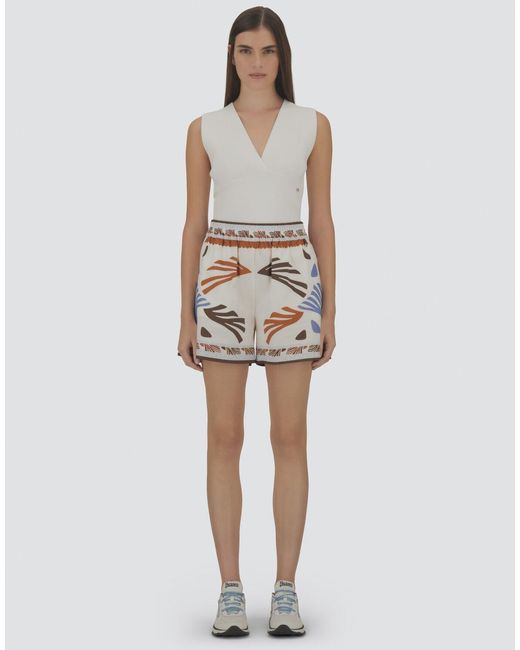 Herno White Shorts