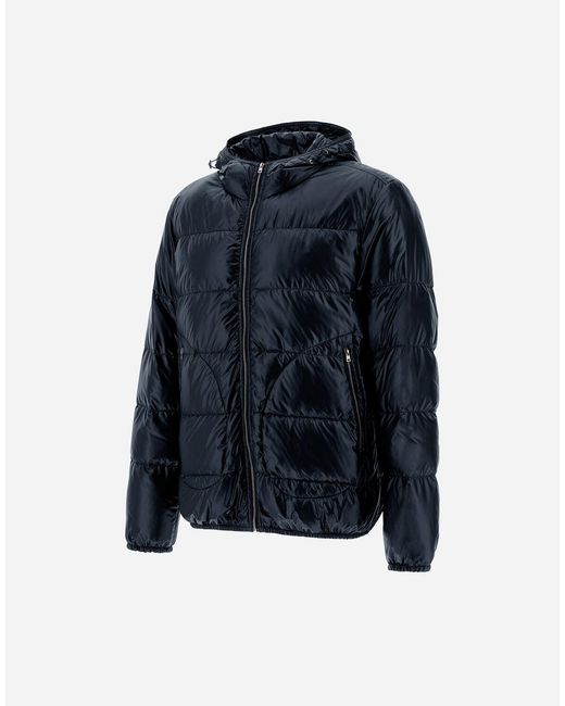 Herno Blue Bomber Jacket for men