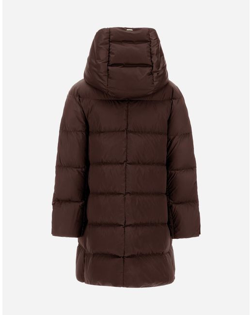 Herno Brown A-Shape Jacket