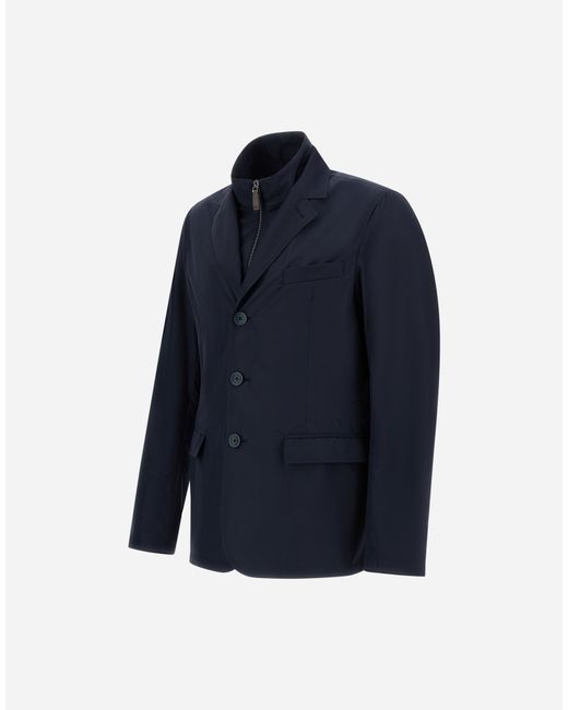 Herno Blue Byron Blazer for men