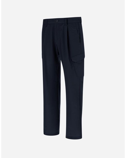 Herno Blue Nylon Dive Trousers for men
