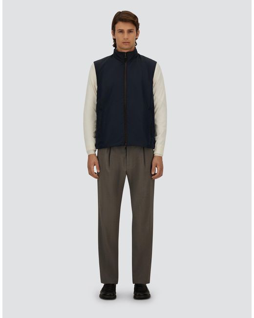 Herno Blue Vest for men