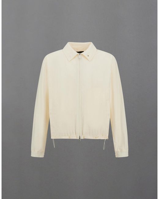 Herno Gray Laminar Zipped Shacket