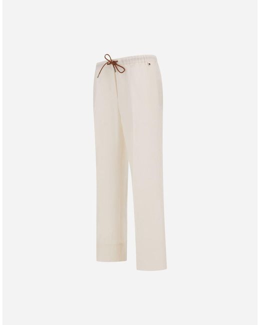 Herno White Trousers