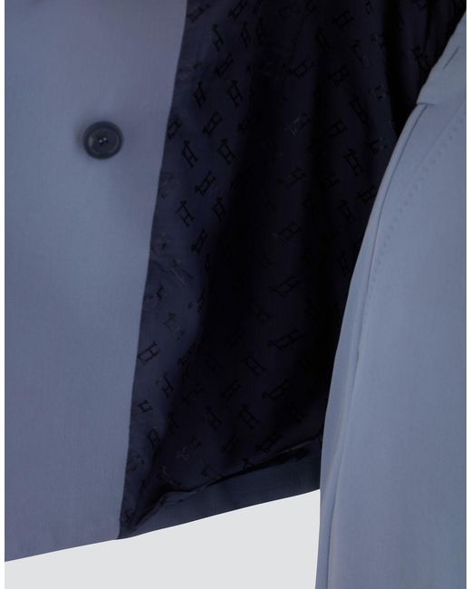 Herno Blue Flawless Woven Blazer