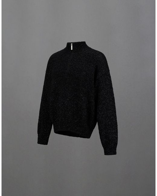 Herno Black Laminar Sweater