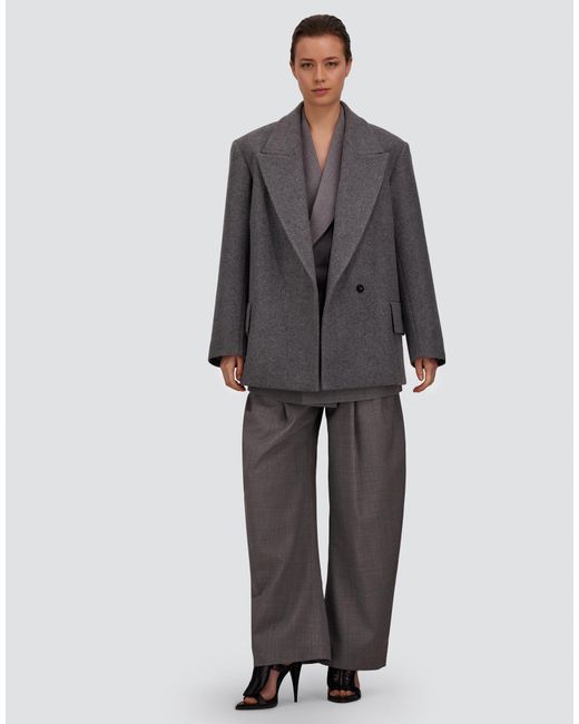 Herno Gray Loden Wool Blazer