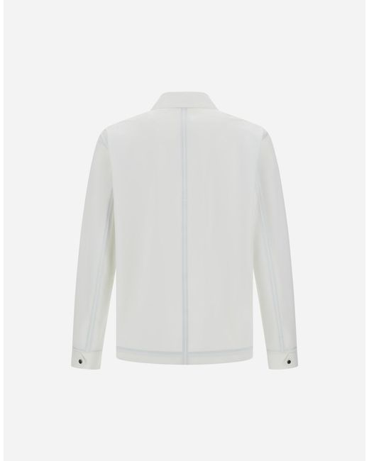 Herno White Essence Shacket for men