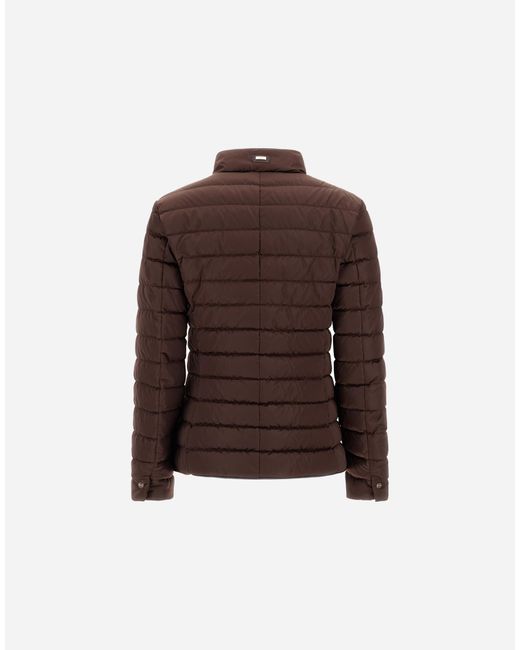 Herno Brown Satin Blazer