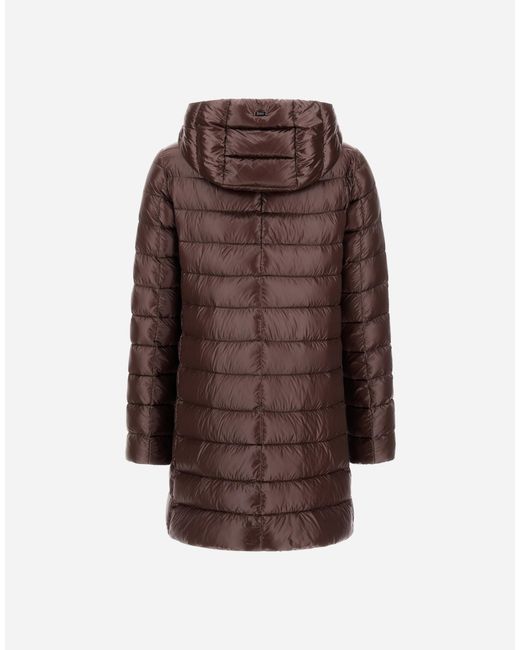 Herno Brown Resort A-Shape Jacket