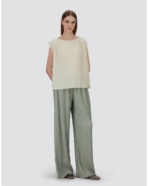 TANK TOP IN WRINKLED EFFECT di Herno in White