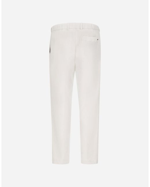Herno White Trousers for men