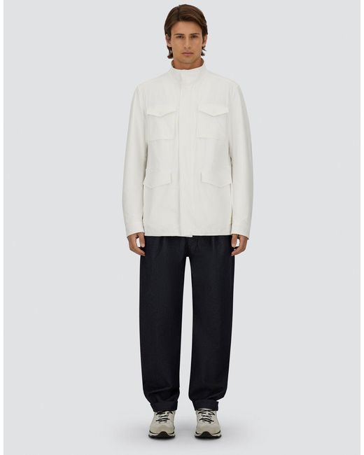 Field Jacket di Herno in White da Uomo