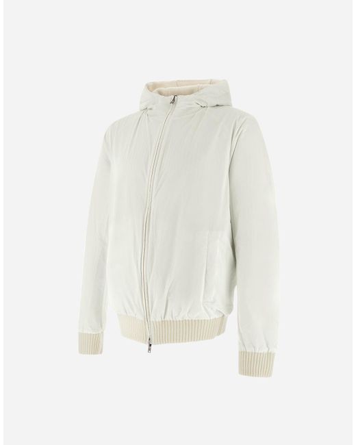 Herno White Resort Cardigan for men
